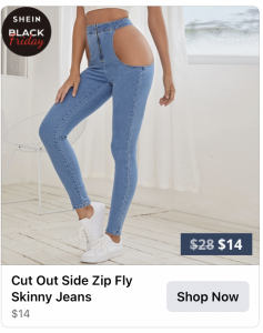 cut out jeans